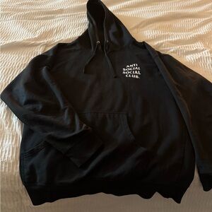 Anti Social Social Club Hoodie | XL | Black